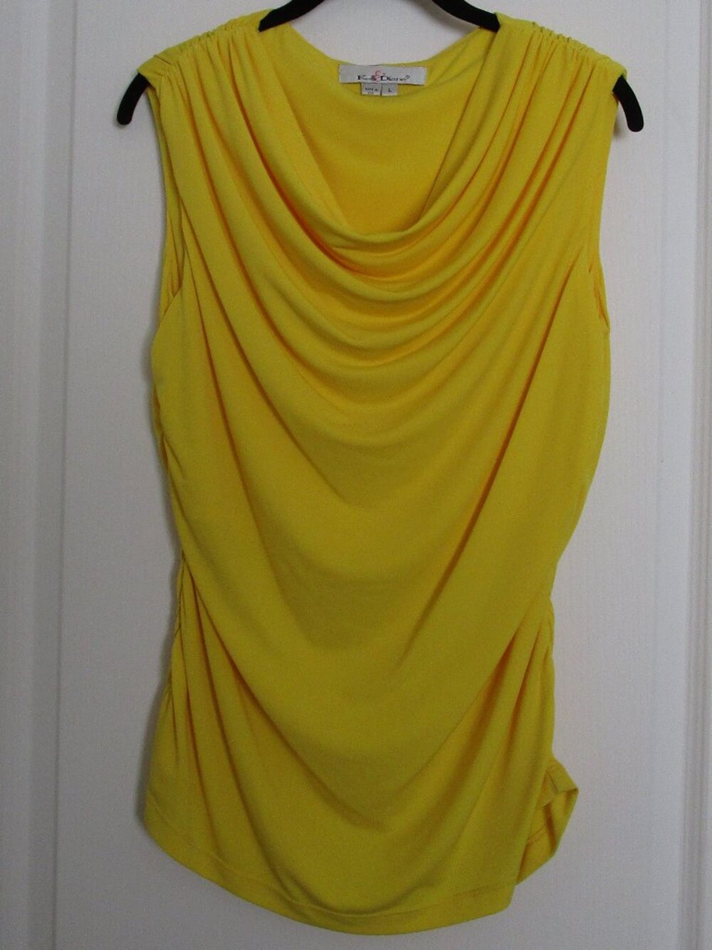 gathered and draped tank top